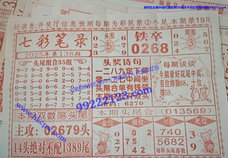 3271期加急版：七彩笔录，七彩金尾，杀头天下，杀尾高手