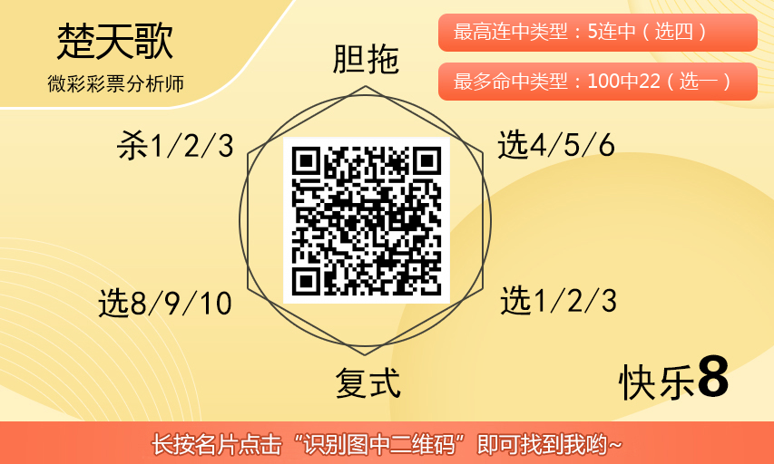 [愉快8] 25320期：楚天歌选一